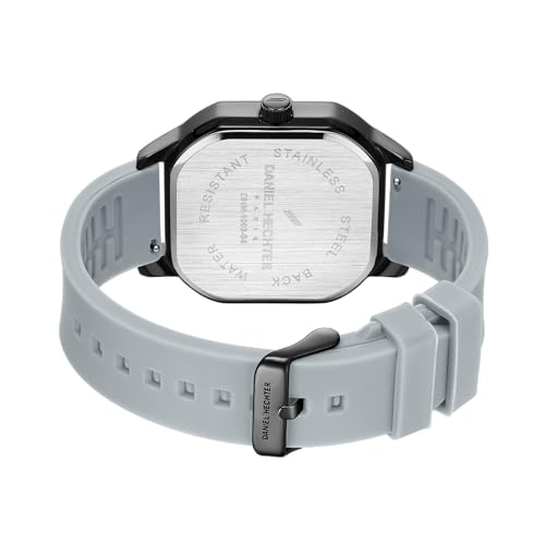 Daniel Hechter Paris Rivoli Collection Modern Analog Watch for Men with Octagon Dial and Silicon Band-DHM1003