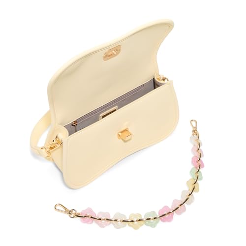 Aldo Women's CLAPPERTINA Shoulder Bag, Yellow Multicolor