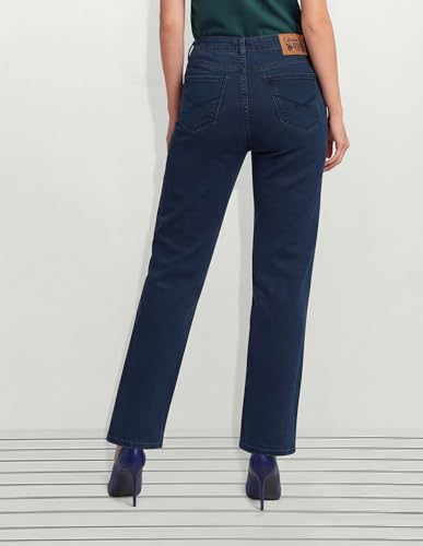 U.S. POLO ASSN. High Rise Straight Fit Jeans Dark Blue