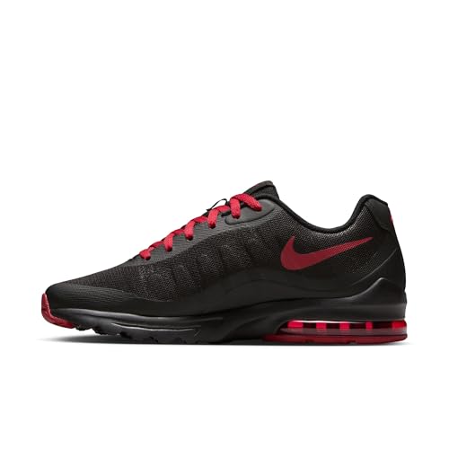 Nike Men AIR MAX Invigor Black/Team Crimson Running Shoes 9 UK