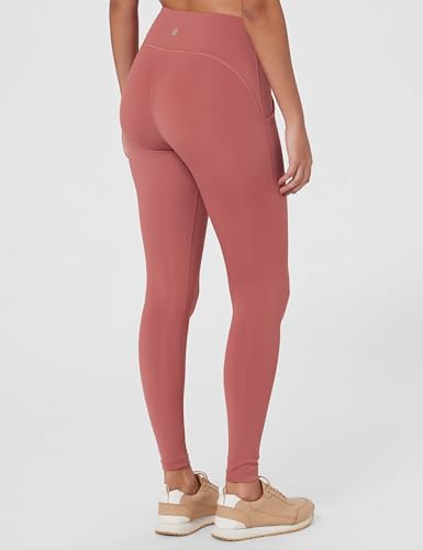 Van Heusen Proactive Elite Women Leggings - Nylon Spandex - Moisture Wicking, High Stretch, Moderate Compression_88314_Seek Rose_S