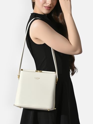 Lavie Luxe Women's Glare25 Frame Satchel Handbag | Satchel Bag For Work | Ladies Purse | Stylish Shoulder Bag | Gift For Women