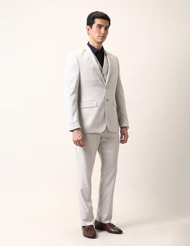 Arrow Men's Reversible Waistcoat Three Piece Ceremonial Suit Beige