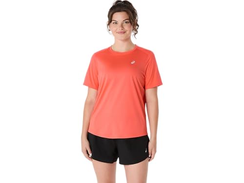ASICS Womens Coral Reef Silver SS TOP - M (2012D144.700)