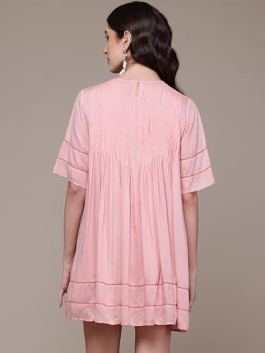 Label RITU KUMAR Pink Core Short Dress