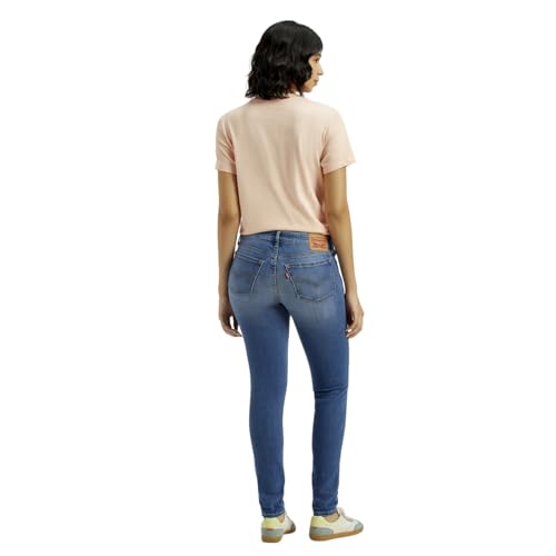 Levi's Women's Mid Rise 711 Skinny Fit Blue Jeans