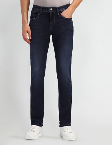 Arrow Sports Men's Slim Jeans (ASAIJN2788_Indigo