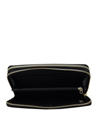 Da Milano Genuine Leather Black Multi Pouch (10036B)
