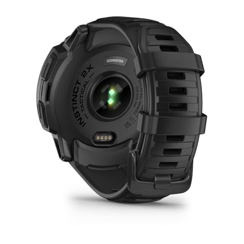 Garmin Instinct 2X, Solar - Tactical Edition, Rugged Hybrid Smartwatch with Solar Charging Capabilities, Tactical-Specific Features, Black