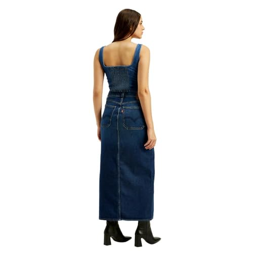 Levi's Cotton Western Skirt Blue