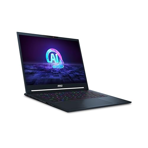 MSI Stealth 14 AI Studio, Intel 1st Gen. Ultra 7 155H,Built-in AI, 36CM FHD+ 165Hz Gaming Laptop(16GB/1TB NVMe SSD/Windows 11 Home/NVIDIA GeForce RTX 4060, GDDR6 6GB/Star Blue/1.7Kg), A1VFG-053IN