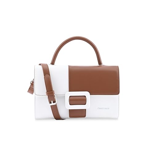 Fastrack Women's Western (White + Tan)