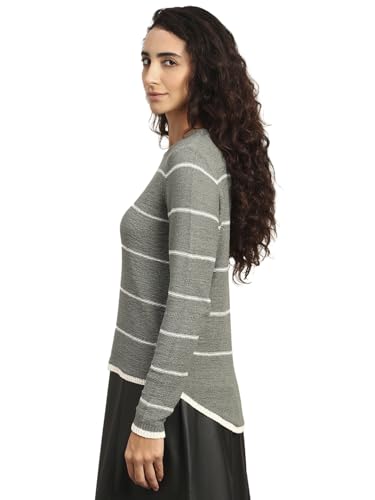 VERO MODA Women's Acrylic Round Neck Sweater