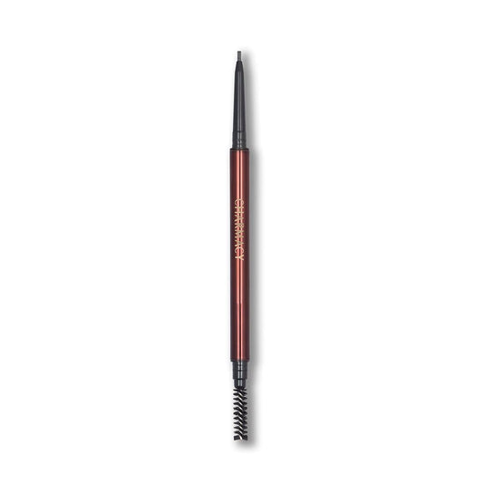 Charmacy Milano Ultra Defining Eyebrow Pencil (Dark Brunette) - 0.1G, Natural Brows, Built in Spoolie Brush, Dual Function, Sweat Resistant, Eyebrow Expert, Vegan, Cruelty Free, Non-Toxic