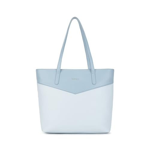 Fastrack Casual Laptop Tote Bag for Girls, Large Size with a Zipper Closure and Padded Laptop Compartment, Compatible with Laptops up to 15 inches, Double Handle Type