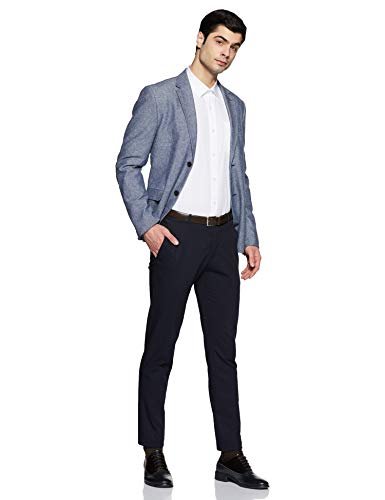 Amazon Brand - Symbol Men's Solid Cotton Formal Shirt | Plain | Full Sleeve - Regular Fit (Available In Plus Size, White_42)