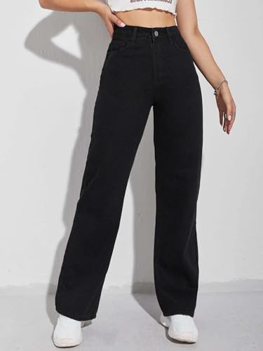 KOTTY Women’s Structured High Rise Wide Fit Denim-X4_KTTLADIESJEANS1004S