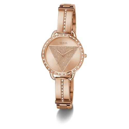 GUESS Analog Rose Gold Dial Women's Watch-GW0914L3