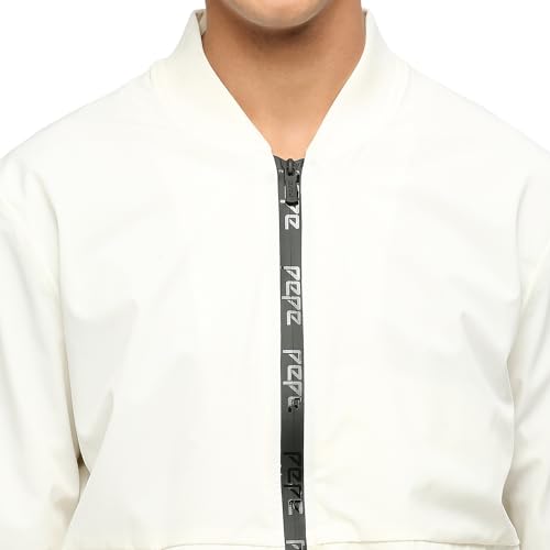 Pepe Jeans Men's A-Line Coat (PM402903_White