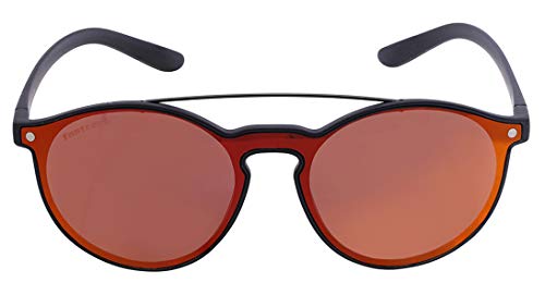 Fastrack Sunglasses |Round Orange |UV protected | Large