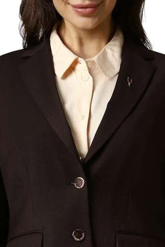 Allen Solly Women's Blazer (AHBZERGPC09595_Brown