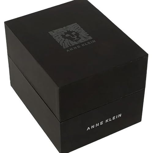Anne Klein Quartz 22 mm Black Dial Ceramic Analog Watch for Women