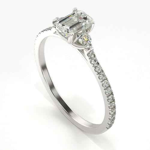 VALANOVA Hallmarked 18K Gold & Certified Lab Grown Diamond 1.16cts | Ring For Women's/Girls | Stylish & Elegant | VGR0462E | Ring Size: 16