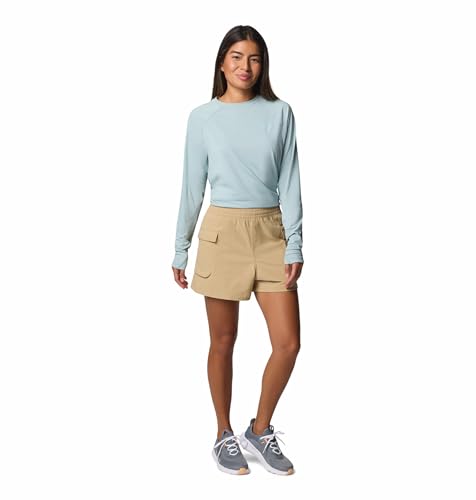 Columbia Women Omni-Shade Wild Cast Short, Brown, S, Outdoor Lifestyle | Watersports