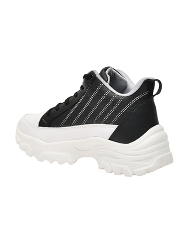 Impakto Chunky Women Casual Sneaker, Cloud Hopper Classic Rounded to Pampering Cushioned Extra Comfort Lace-Up