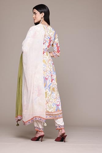 Aarke Ritu Kumar Ecru Saphira Kurta with Pant and Dupatta