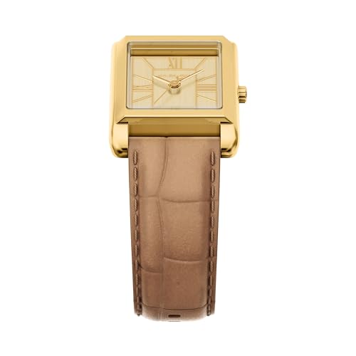 Michael Kors Essex Brown Quartz Leather Watch MK7584