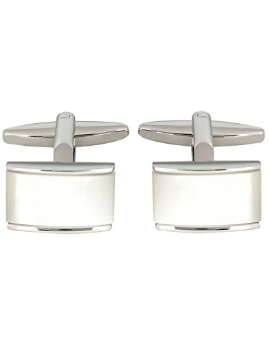 Peluche Natural Mother of Pearl Stone (Semi-precious) Cufflinks for Men