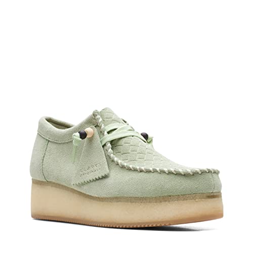 Clarks Women's Pale Green Casual Lace up (26165848) UK-4