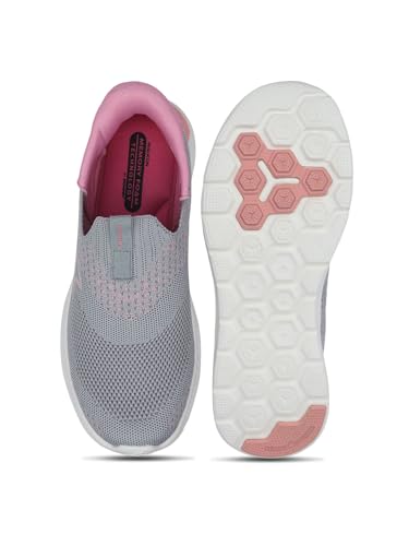 Power Women Slip On Sports Shoes - Grey (6Uk)