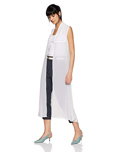 W for Woman Women's Cape Gilet (16AU32413-65106_White_8)
