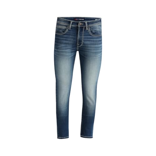 Pepe Jeans Men's Skinny Jeans (PM207867J671_MED Used_Mid Indigo Blue