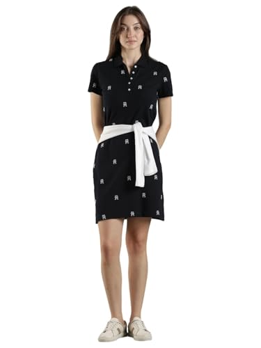 Cotton Polo Collar T-Shirt Dress