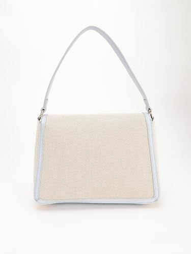 Tommy Hilfiger Solid Blue Polyester Handbag