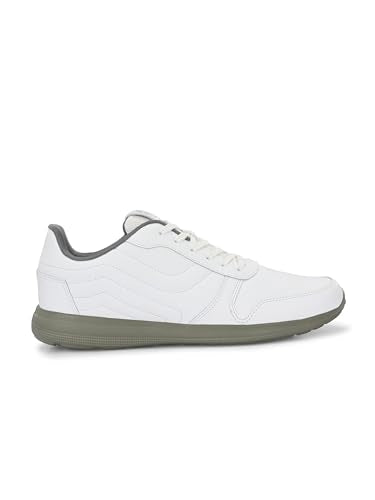 OFF LIMITS Men EON Casual Sneakers, Off White/D. Grey, UK 10