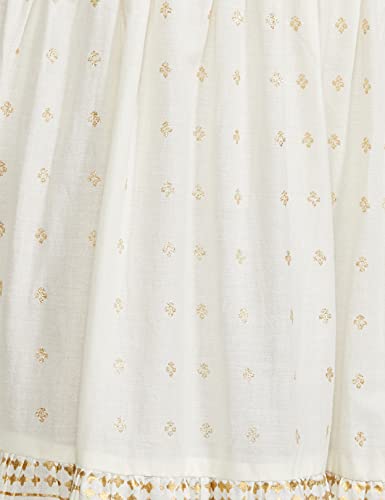 W for Woman Women's Maxi Skirt (20FEW50293-113325_White_WM_White_M)