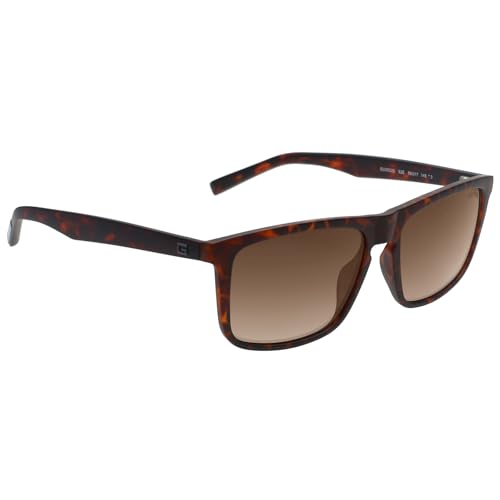 GUESS|Brown Full Frame Square Sunglasses|100% UV Protected (Uv 400) Brown Reflector Mirror Lens|Men's|Large|GU00025 52E 59 S