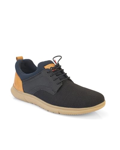 Men's Black Perforated EVA Sole Slip On Casual Sneakers Shoes