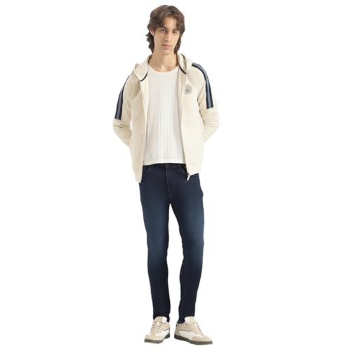 United Colors of Benetton Men's Low Crotch Jeans (25A4AZUR1417I901_Blue