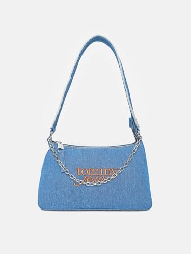 Logo Blue Cotton Sling Bag