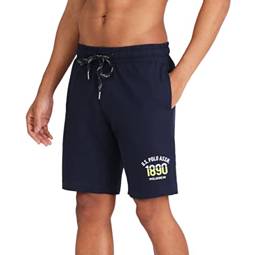U.S. POLO ASSN. Men's Lounge Shorts (I670-195-PL-M_Navy_Medium)