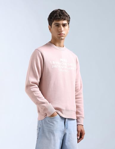 Typographic Printed Regular Fit Sweatshirt