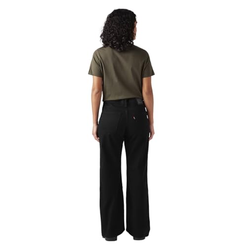 Levi's Women's Black Loose Bootcut Fit Mid Rise Jeans