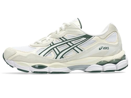 ASICS Unisex Gel-NYC Ivory/Forest Night Sneakers - 5 UK Men/ 4 UK Women (1203A383.750)