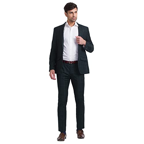 Park Avenue Dark Green Suit (Size: 36)-PMDP04555-N8