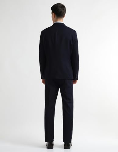 Arrow Men's Tailored Fit Three Piece Suit (ARAISU5603_Blue_42)